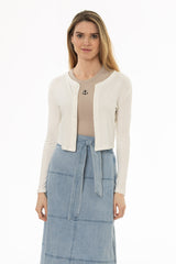 Tan Embroidered Tank Top