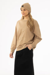 Tan Graphic Sweatshirt