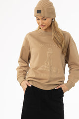 Tan Graphic Sweatshirt