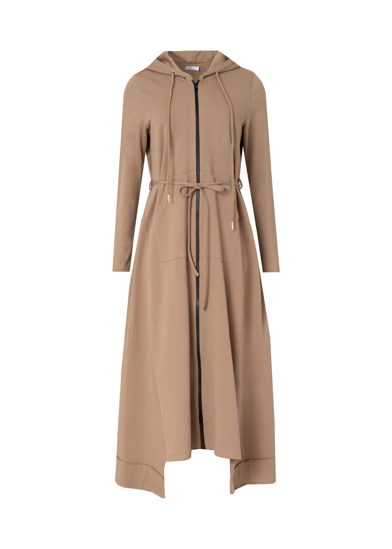 Tan Maxi Sweatshirt Dress