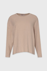 Tan Oversized Swing Top