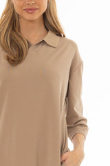 Tan Polo Dress