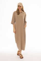 Tan Polo Dress
