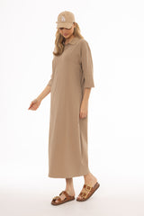Tan Polo Dress