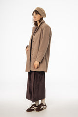 Taupe Wool Coat