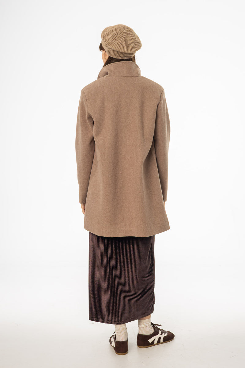 Taupe Wool Coat