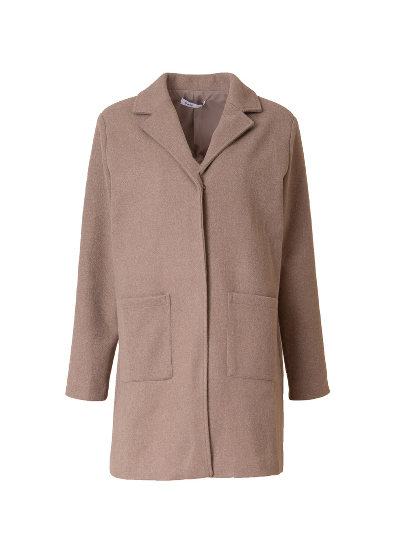 Taupe Wool Coat