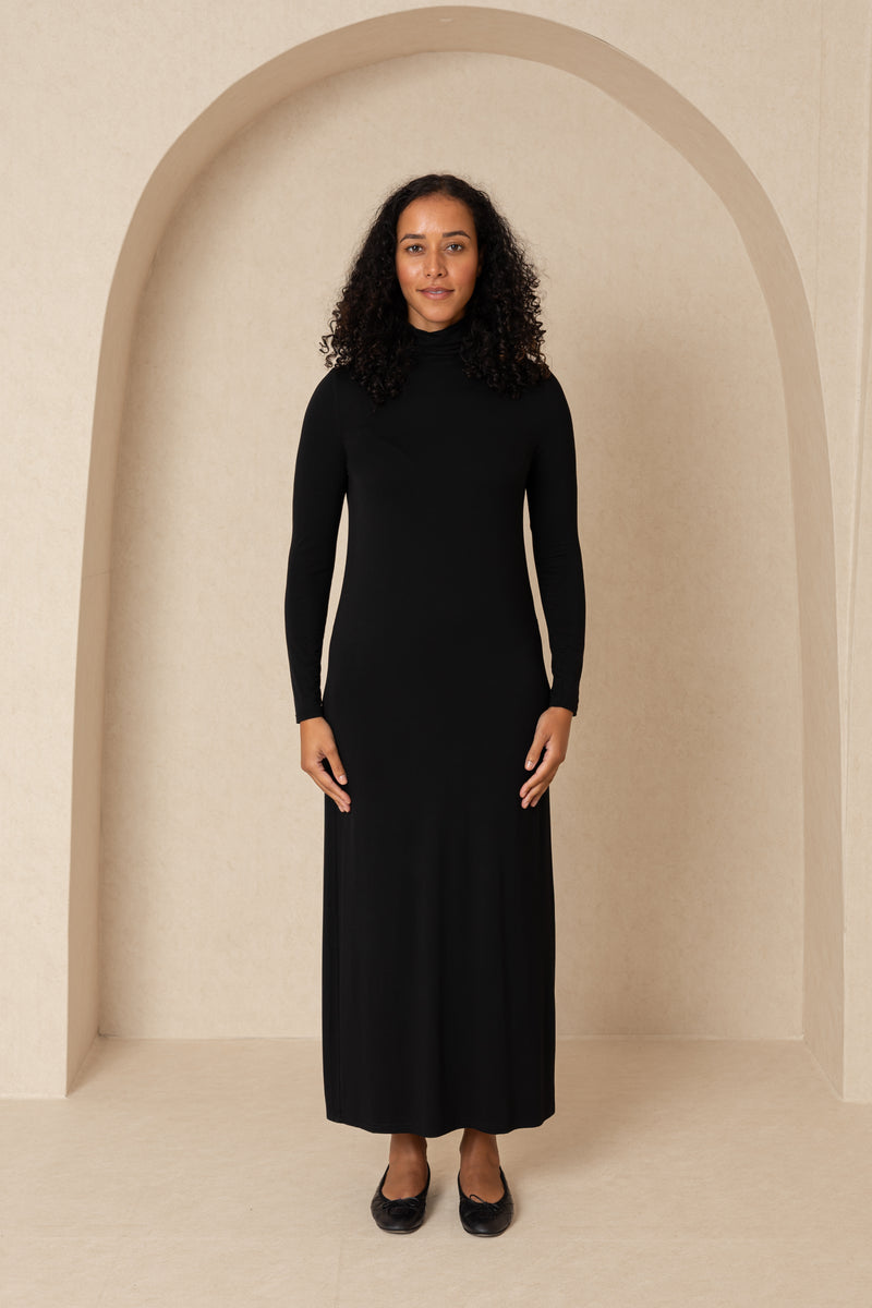 Black Turtleneck Maxi