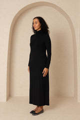 Black Turtleneck Maxi