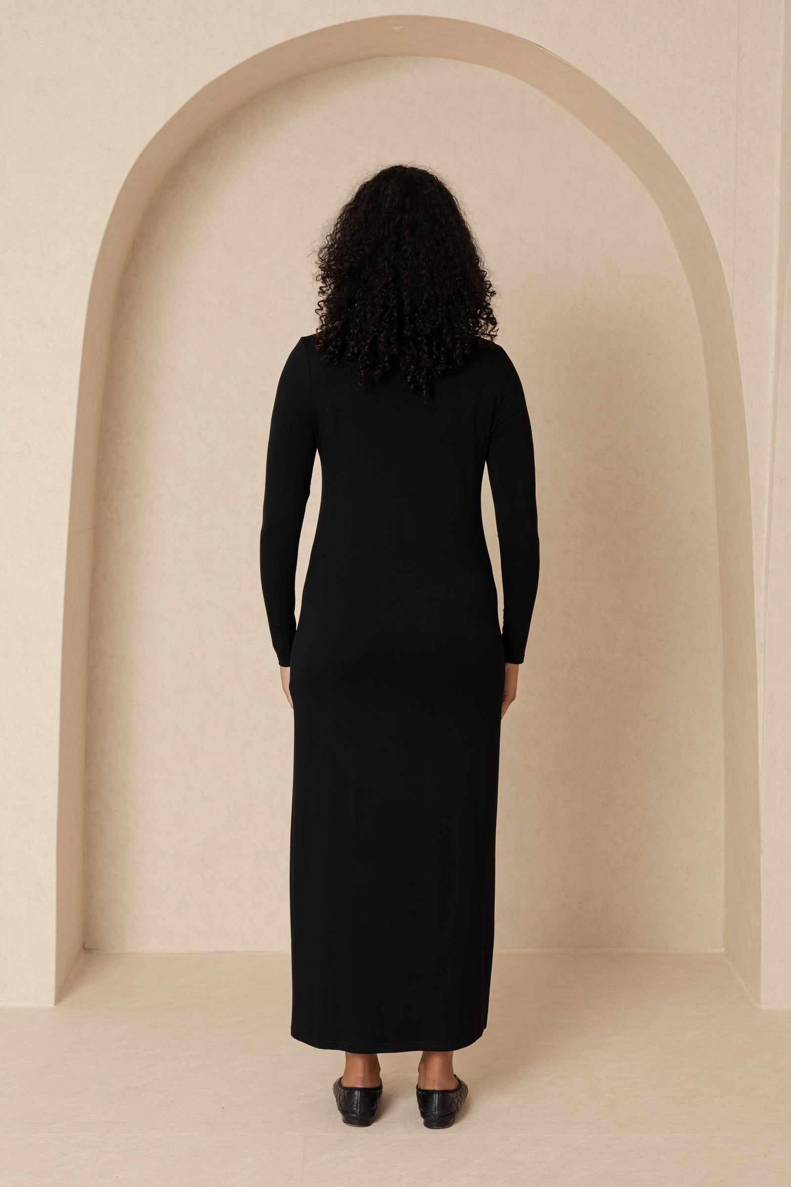 ワンピース Givenchy Black Wool-Blend Turtleneck Dress Givenchy Black wool-blend turtleneck dress from Givenchy