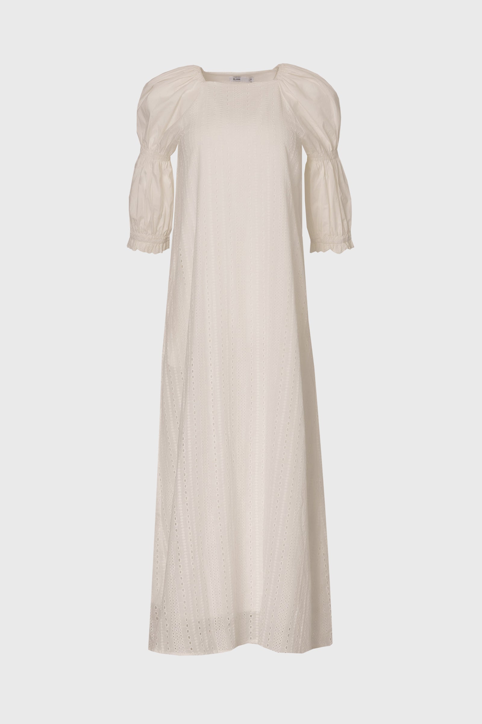white eyelet maxi dress with sleeves Romance White Eyelet Maxi Dress | Trendy Women's Dress