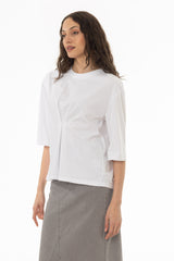White Pinched T-Shirt