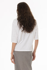White Pinched T-Shirt