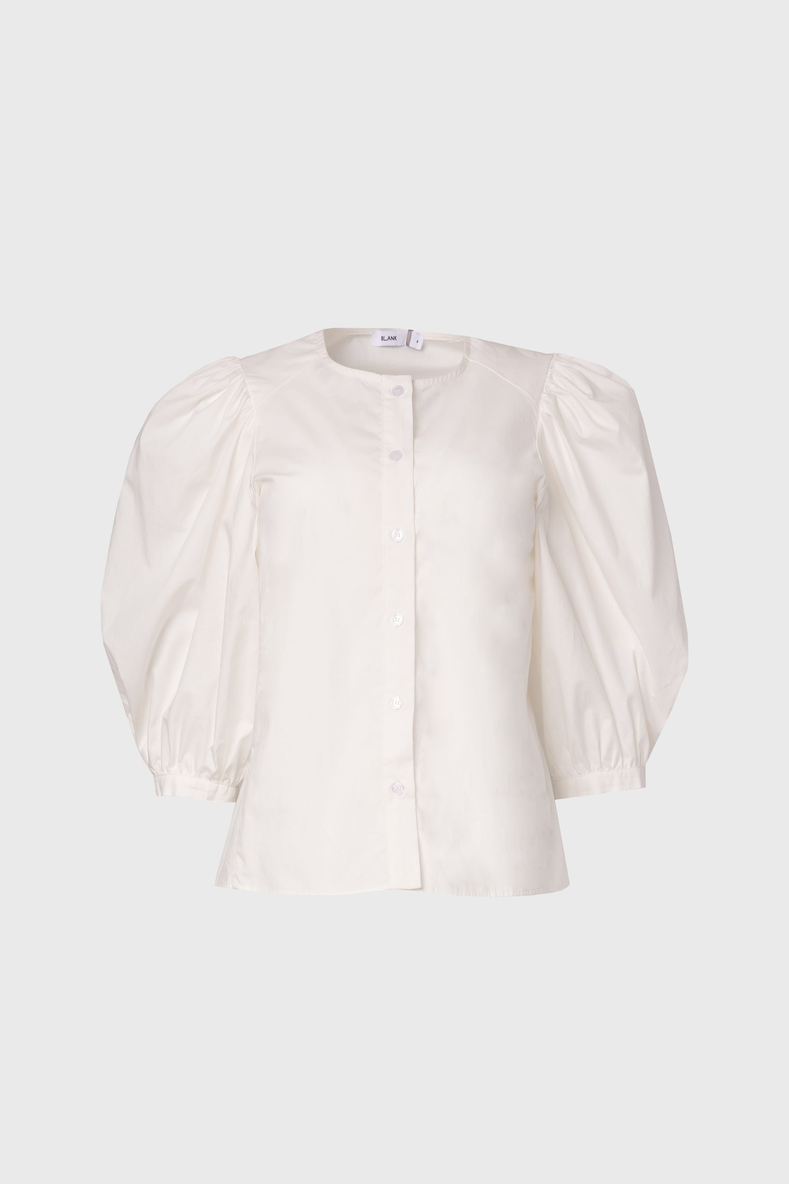 トップス Acka. puffy gather blouse Acka. puffy gather blouse white - メルカリ