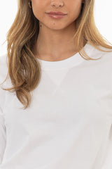 White Relaxed Fit long Sleeve T-Shirt