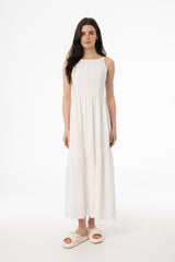 White Tiered Jumper