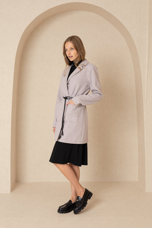 Grey Wool Coat