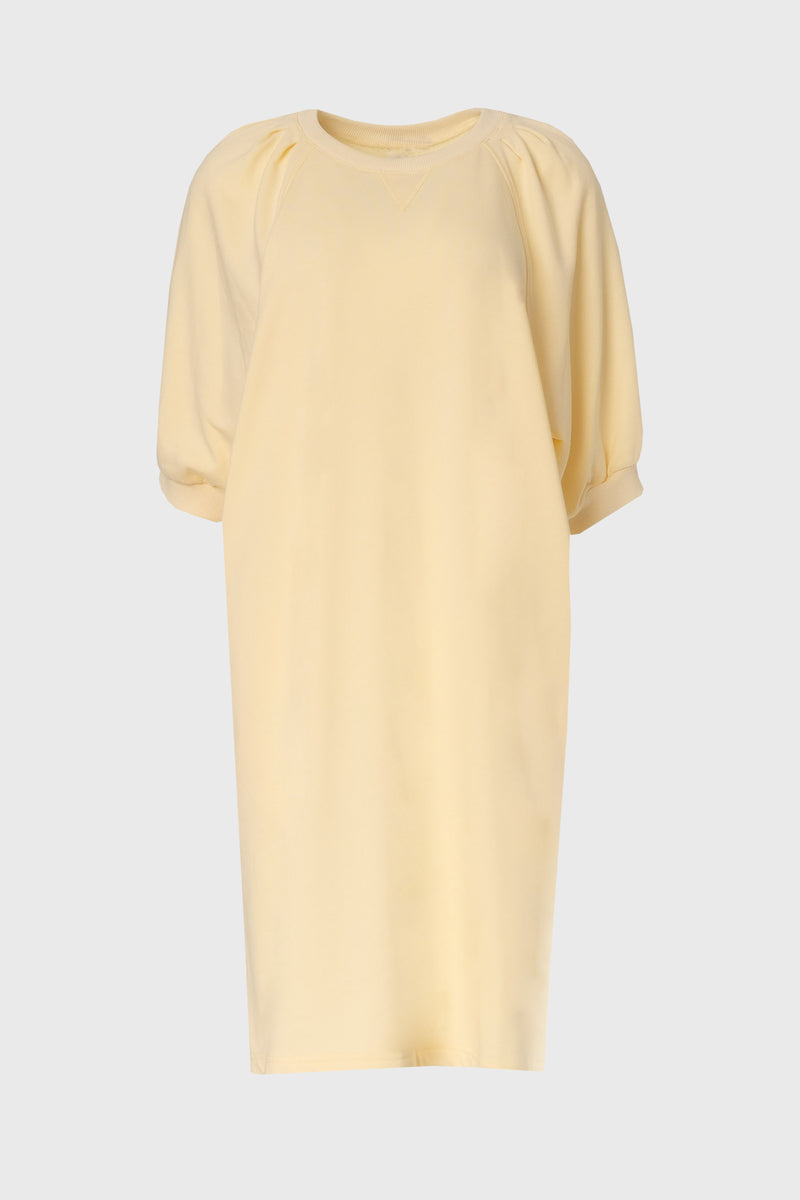 cotton terry dress Women's Minimalist French Terry Dress