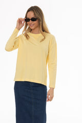 Yellow Relaxed Fit long Sleeve T-Shirt
