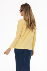Yellow Relaxed Fit long Sleeve T-Shirt