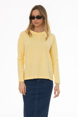 Yellow Relaxed Fit long Sleeve T-Shirt