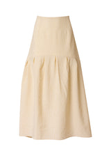 Yellow Seersucker Skirt