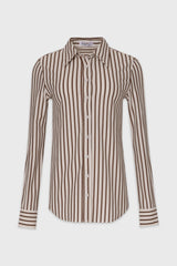 Brown Polo Button Up Shirt