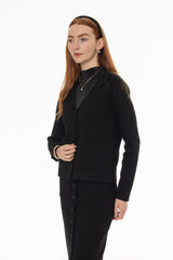 Black Knit Blazer