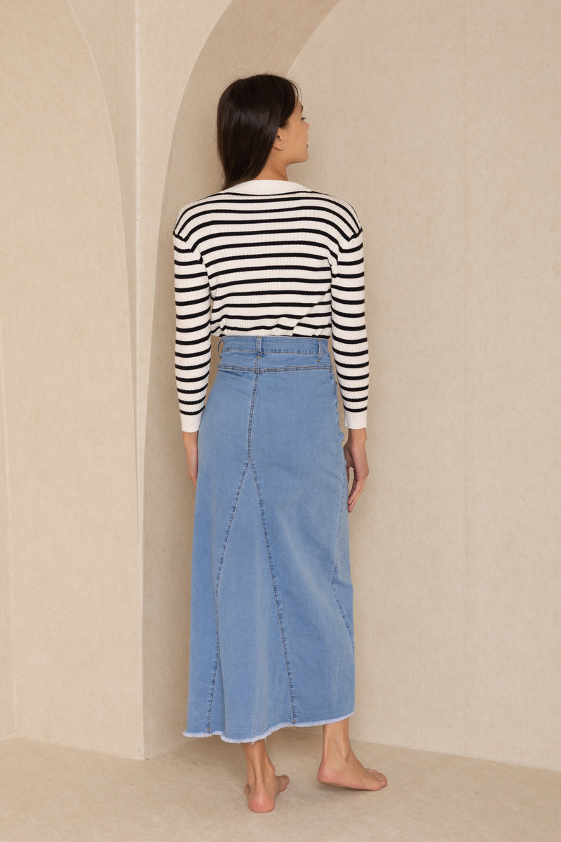1X Women Overall Dresses Suspender Long Denim Skirt Jumper Jean Back Slit  Loose | eBay