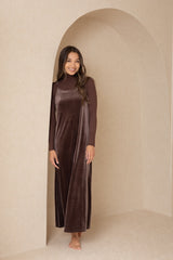 Brown Velour Slip Jumper